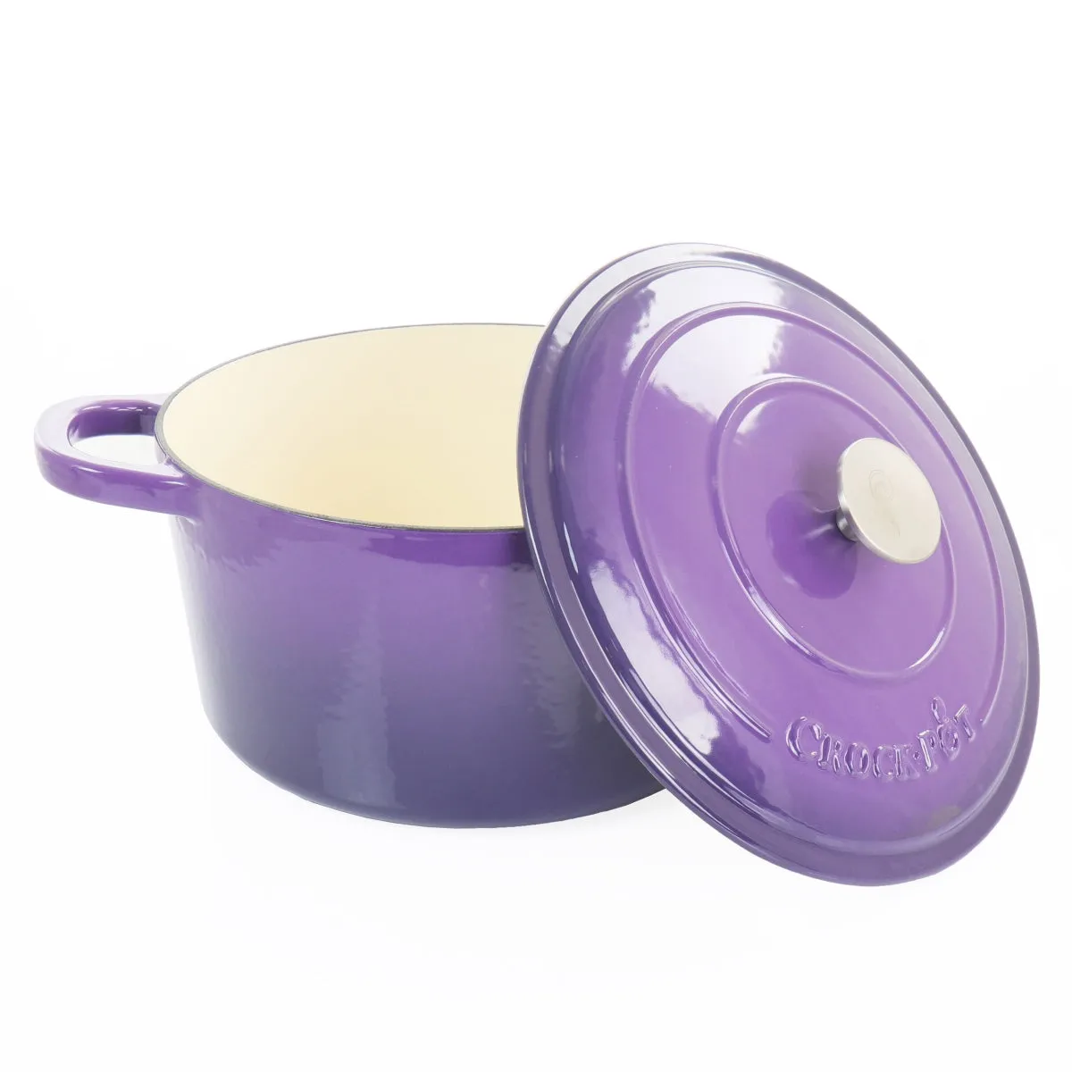 5 qt. Artisan Enameled Cast Iron Dutch Oven with Lid in Lavender - 2 Piece