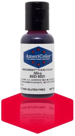 AB19-Red Red Americolor Amerimist Food Color