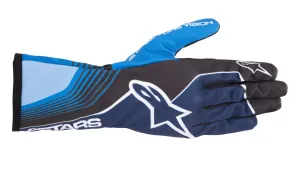 ALPINESTARS 3552223_78_L TECH 1 K RACE v2 FUTURE Kart gloves, navy blue/crest, Size L