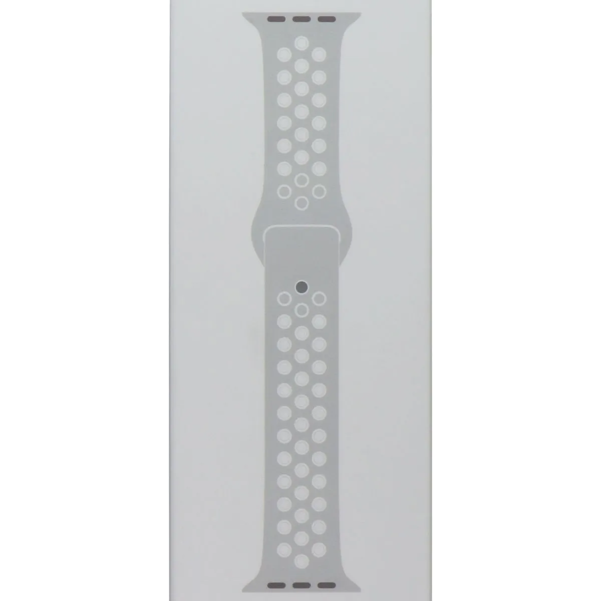 Apple 38mm Nike  Sport Band for Apple Watch 41/40/38mm - Pure Platinum/White