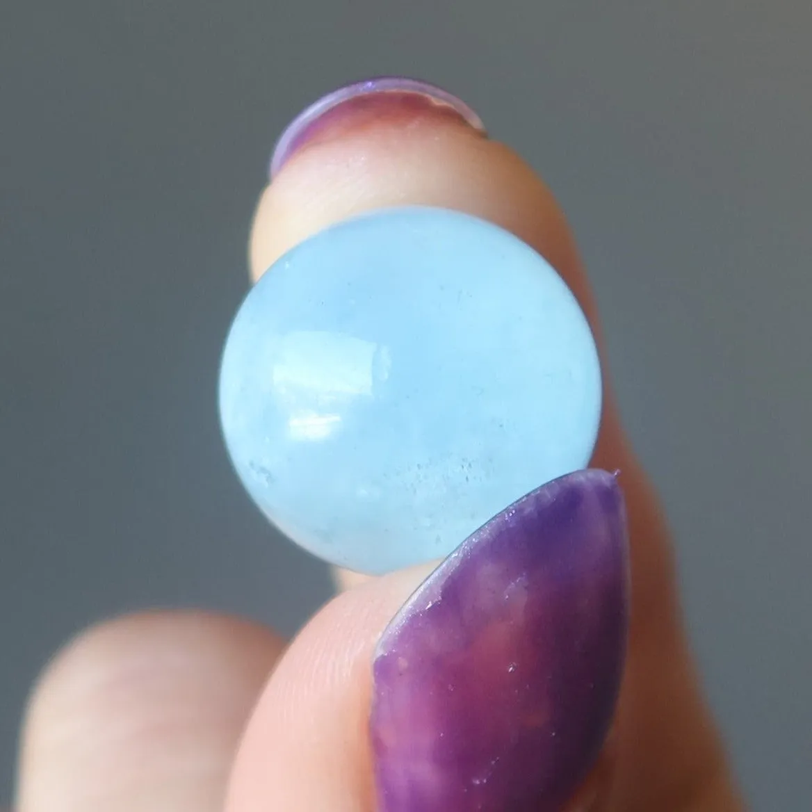 Aquamarine Sphere Blue Bliss Crystal Ball