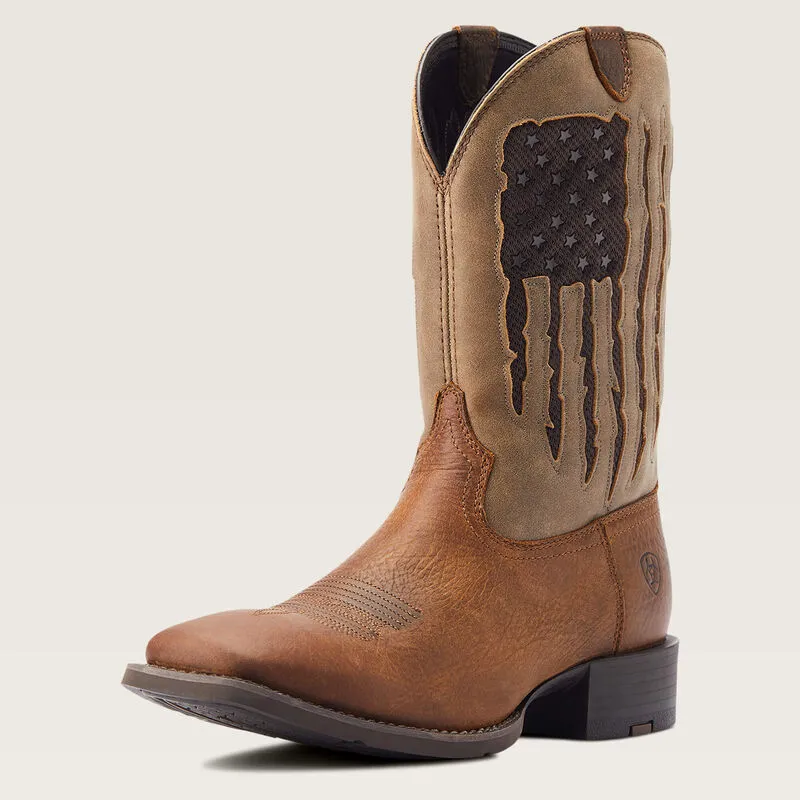 ARIAT MENS SPORT MY COUNTRY VENTTEK BRN 10044564