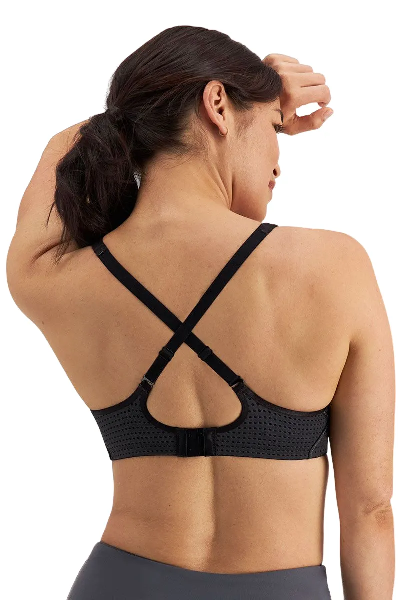 Berlei Electrify Mesh Underwire Non-Contour Sports Bra Black