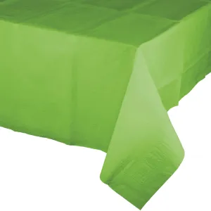 Bulk Fresh Green 1ct Tablecover, 54x108" Paper/Poly (6 per Case)