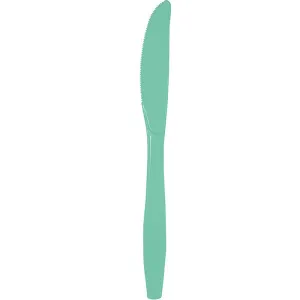 Bulk Fresh Mint Green Plastic Knives (600 per Case)