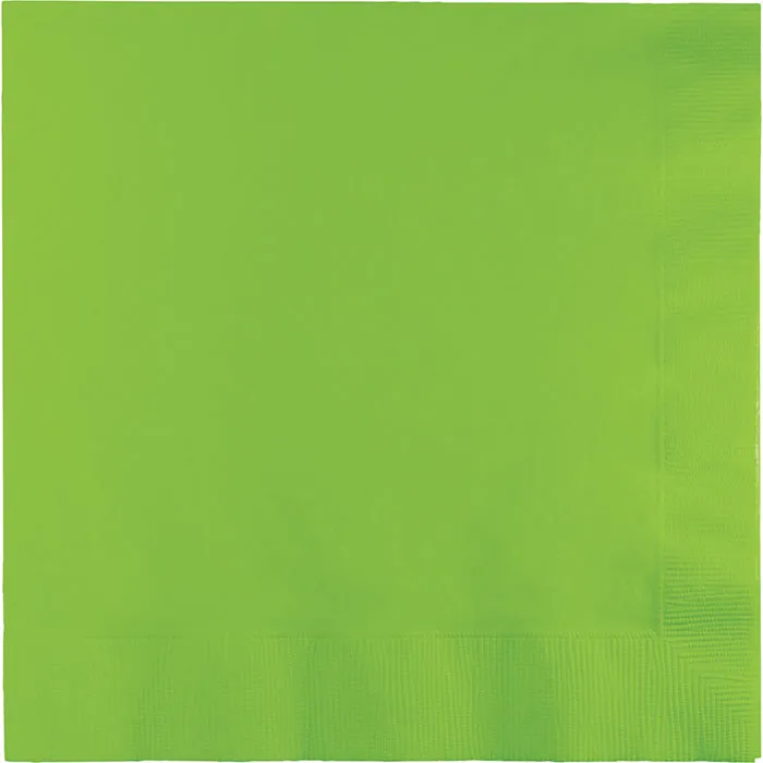 Bulk Pack of 100 Fresh Lime Luncheon Napkins 3Ply