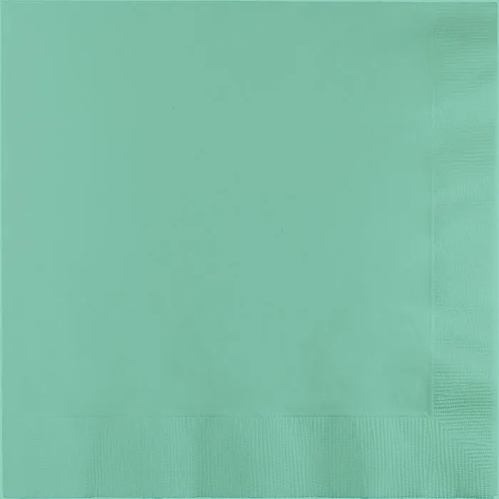 Bulk Pack of 100 Fresh Mint Luncheon Napkins 3Ply