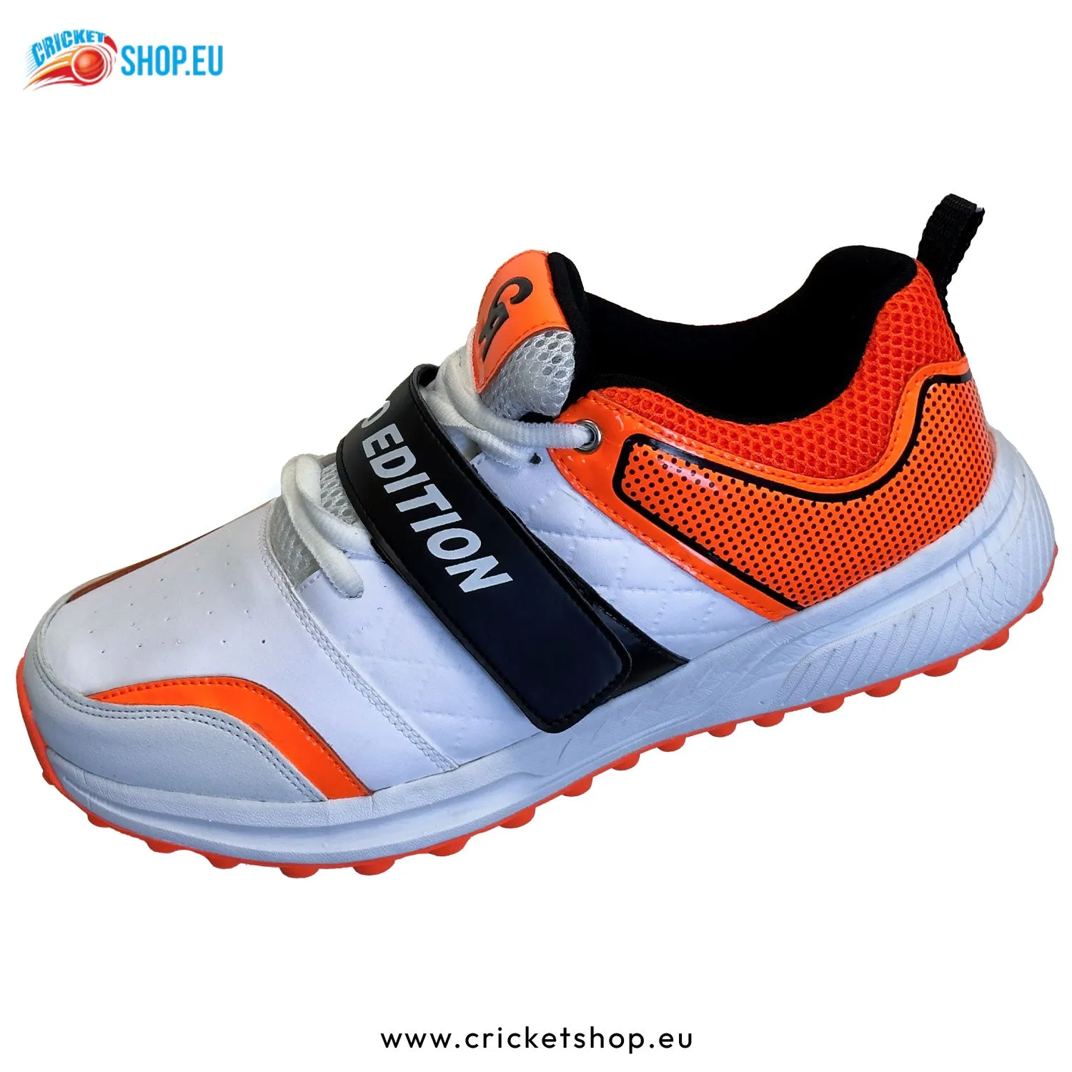 CA Pro Edition Cricket Shoes White/Orange