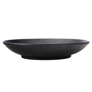 Caviar Black Footed Bowl - 25cm