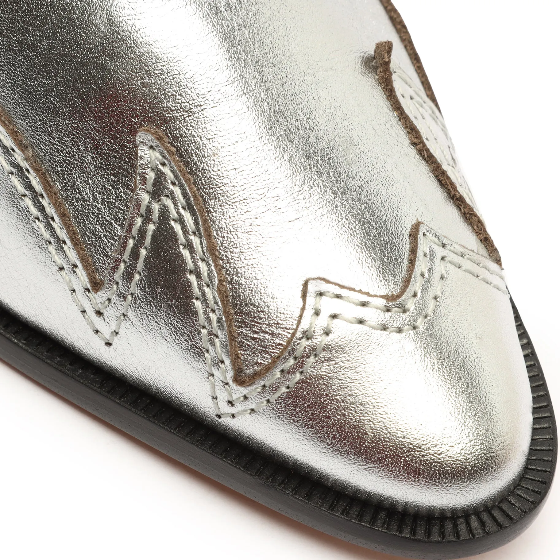 Cicera Metallic Nappa Leather Bootie