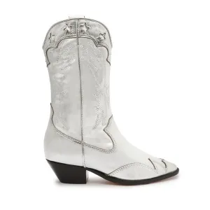 Cicera Metallic Nappa Leather Bootie