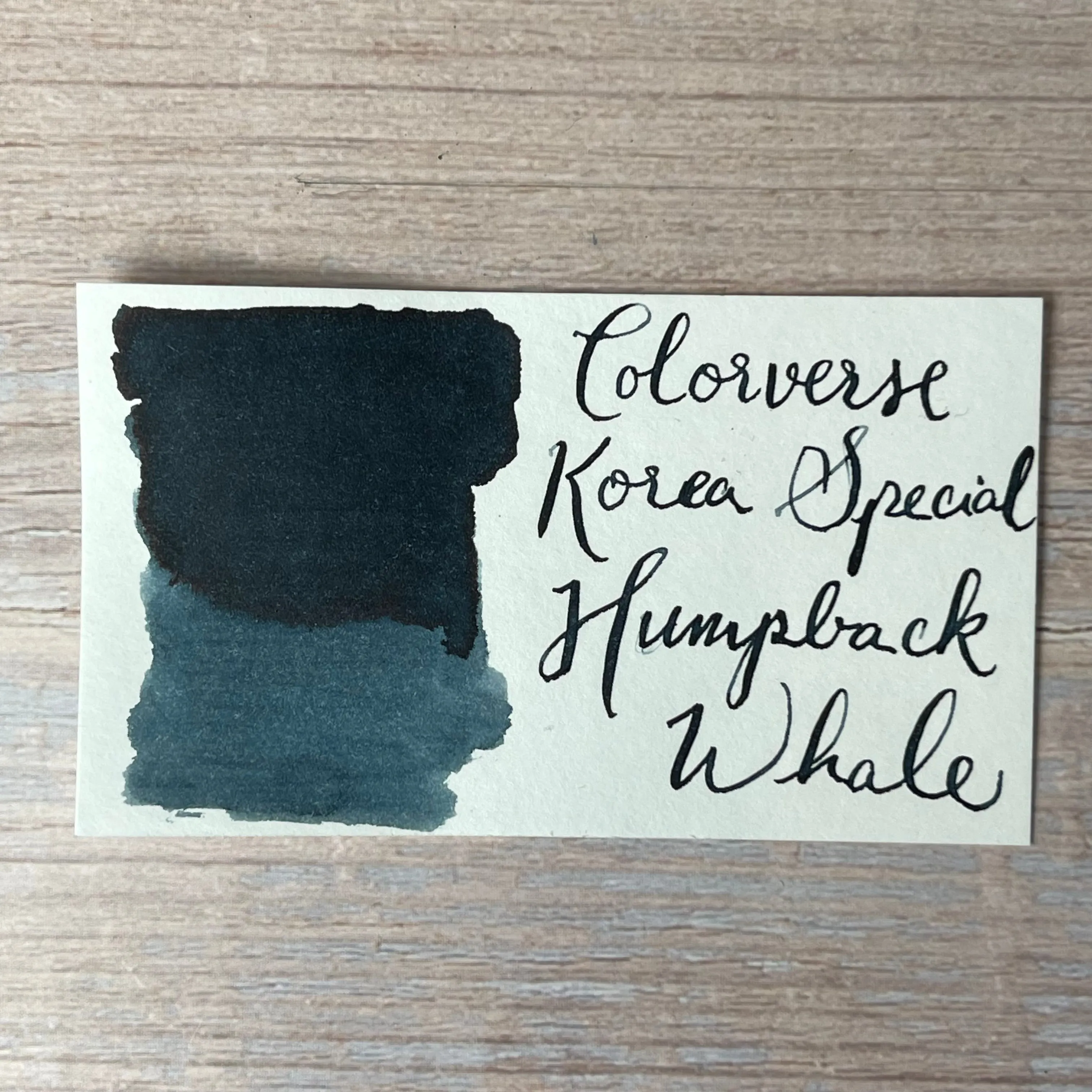 Colorverse 15ml Korea Special Bottled Ink - Humpback Whale