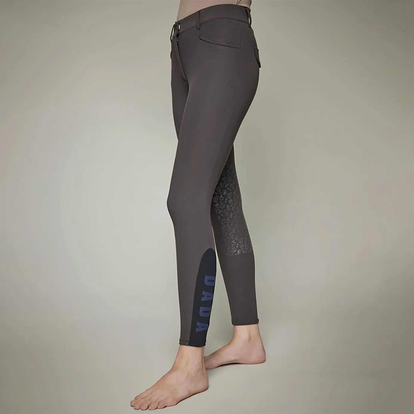 Dada Sport Gerry Knee Grip Breeches - Dark Brown