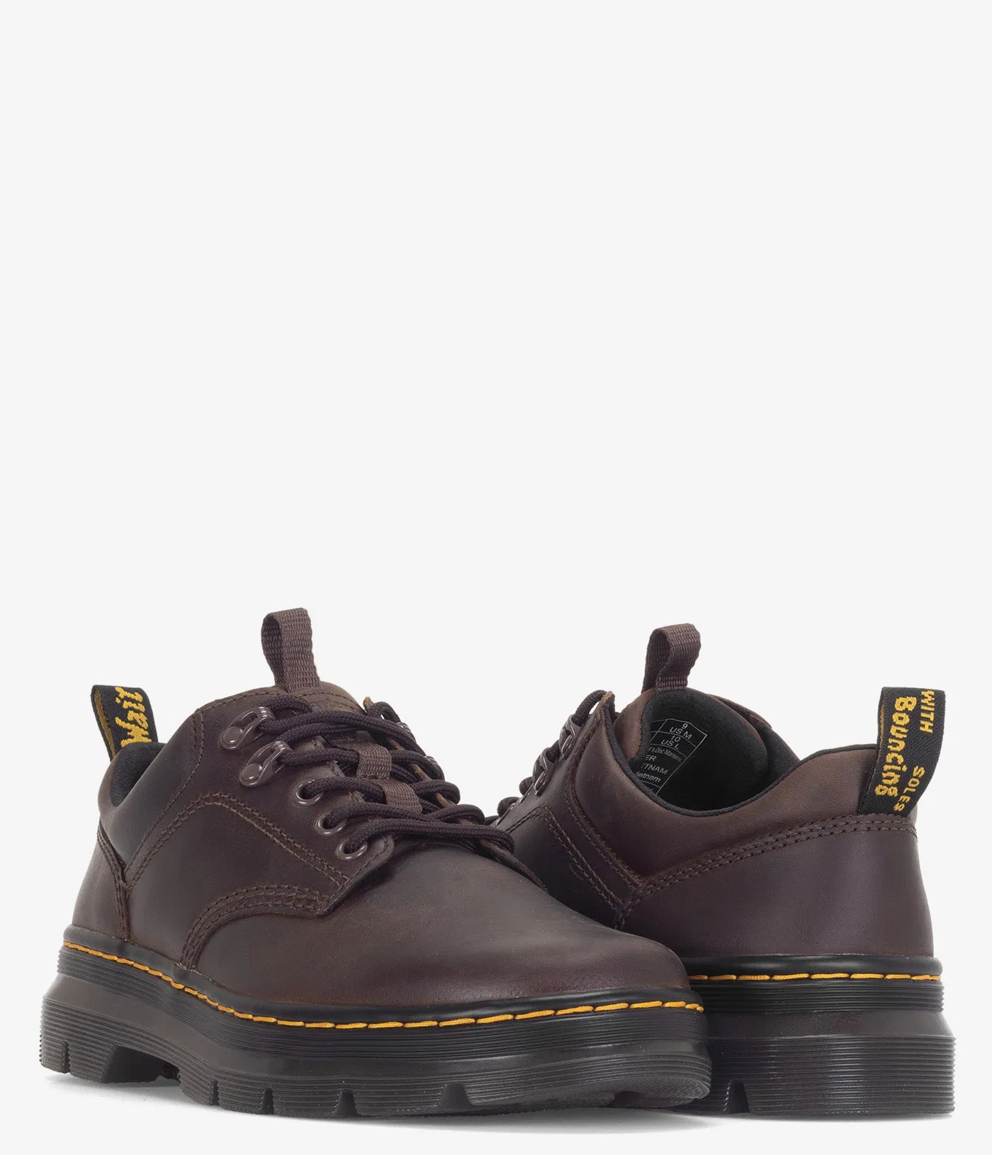 Dr. Martens Reeder Crazy Horse Leather Utility Shoes