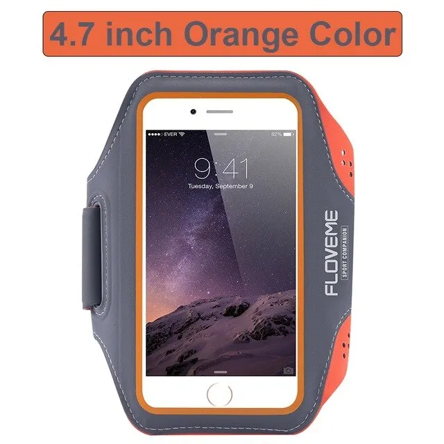 FLOVEME Sport Running Armband Phone Wrist Band Universal Mobile Phone Cycling Arm band Case For iPhone Samsung Xiaomi Handphone