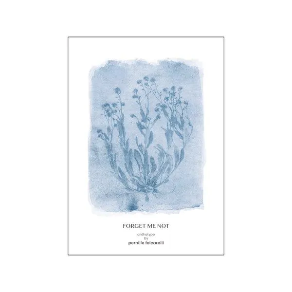 Forget Me Not - Blue Original Artist Poster