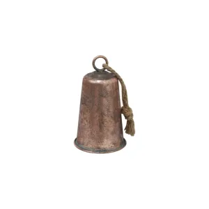 French Country Bell Tall Ornament Bronze 16.5cm