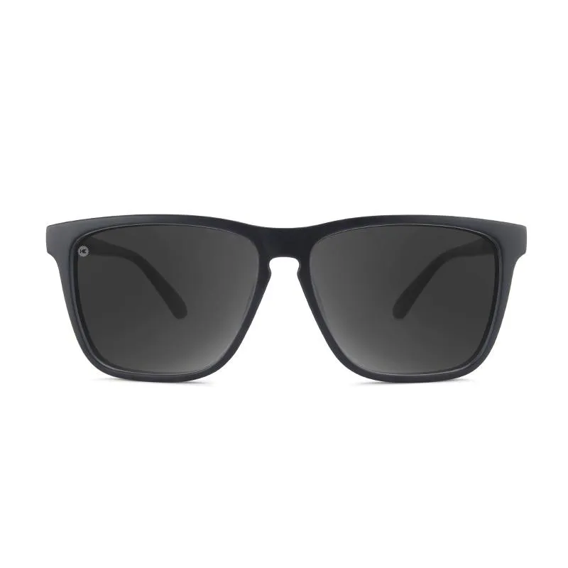 Knockaround Fast Lanes Sport Sunglasses - Matte Black / Smoke