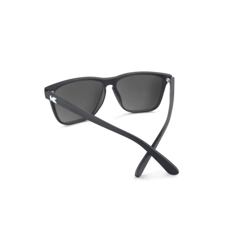 Knockaround Fast Lanes Sport Sunglasses - Matte Black / Smoke