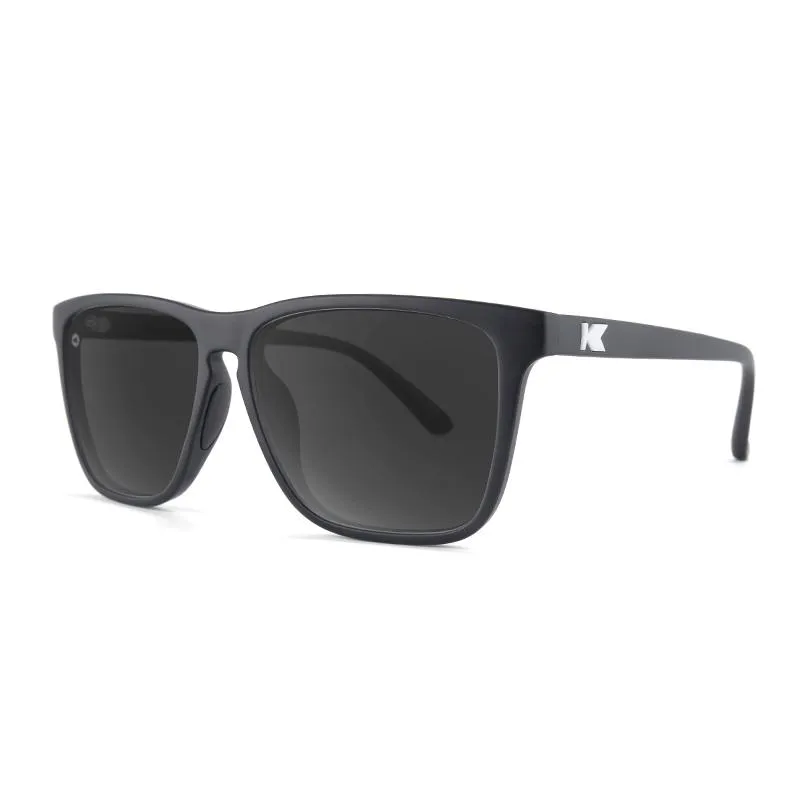 Knockaround Fast Lanes Sport Sunglasses - Matte Black / Smoke