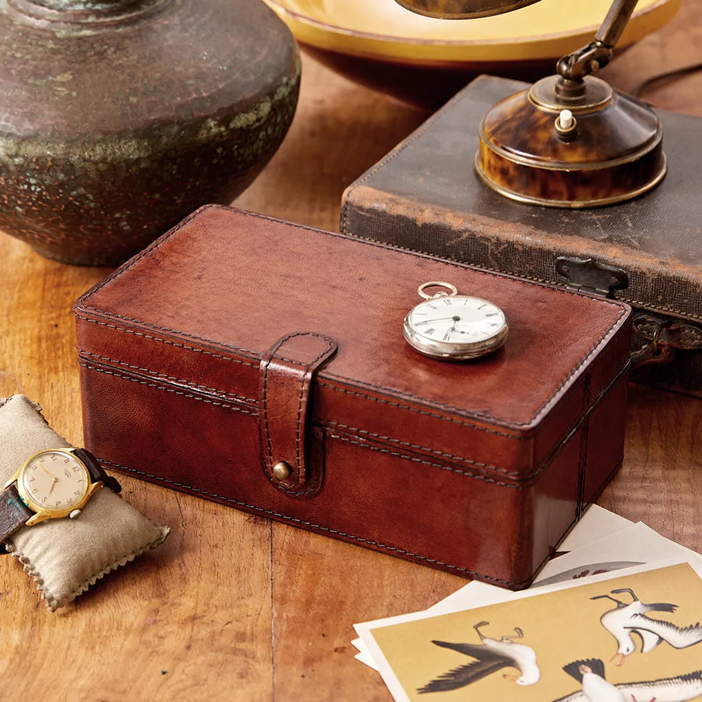 Leather Gentleman's Storage Box