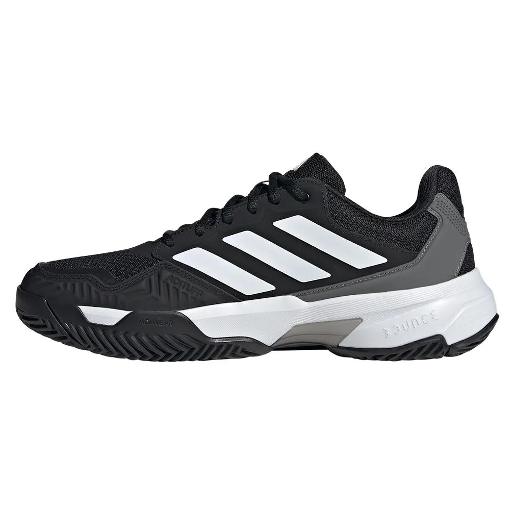 Men's CourtJam Control 3 Tennis Shoes Black and White