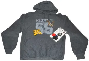 Millersville Marauders Badger Sport 55 Heavy Gray Pullover Hoodie Sweatshirt (L)