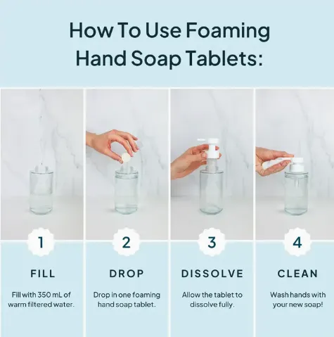 Nature Bee Clean Foaming Hand Soap Tablets