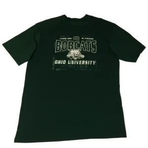 Ohio Bobcats Badger Sport Green SS Moisture Management Performance T-Shirt (L)