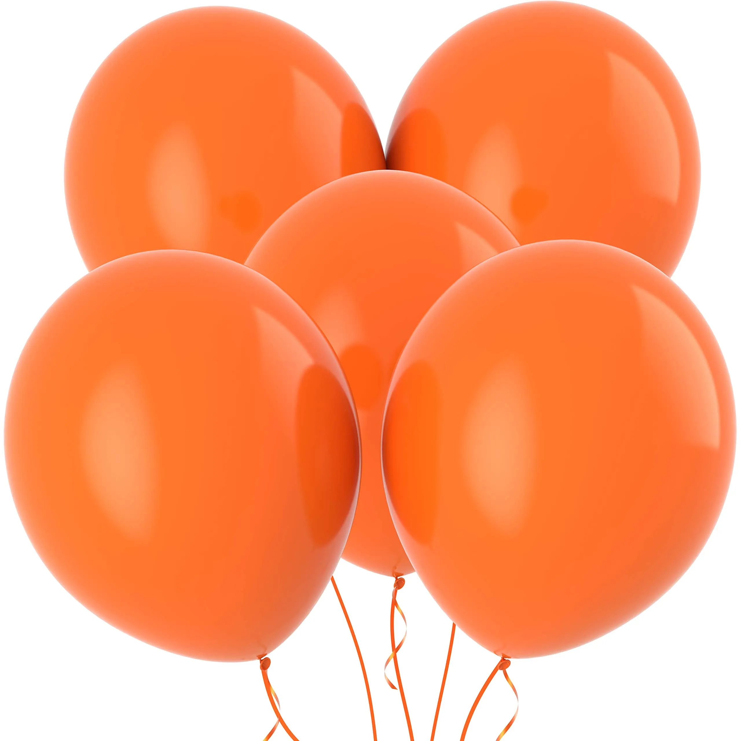 Orange Jumbo Balloons - 30 Extra Large 18 Inch Orange Balloons For Photo Shoot