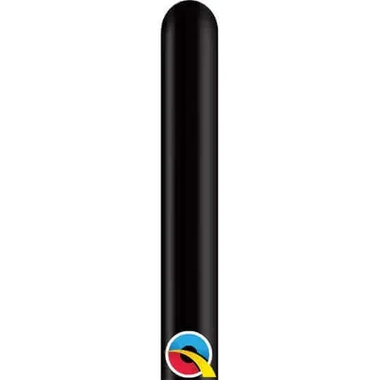 Qualatex - 160Q Black Latex Balloons (100ct)