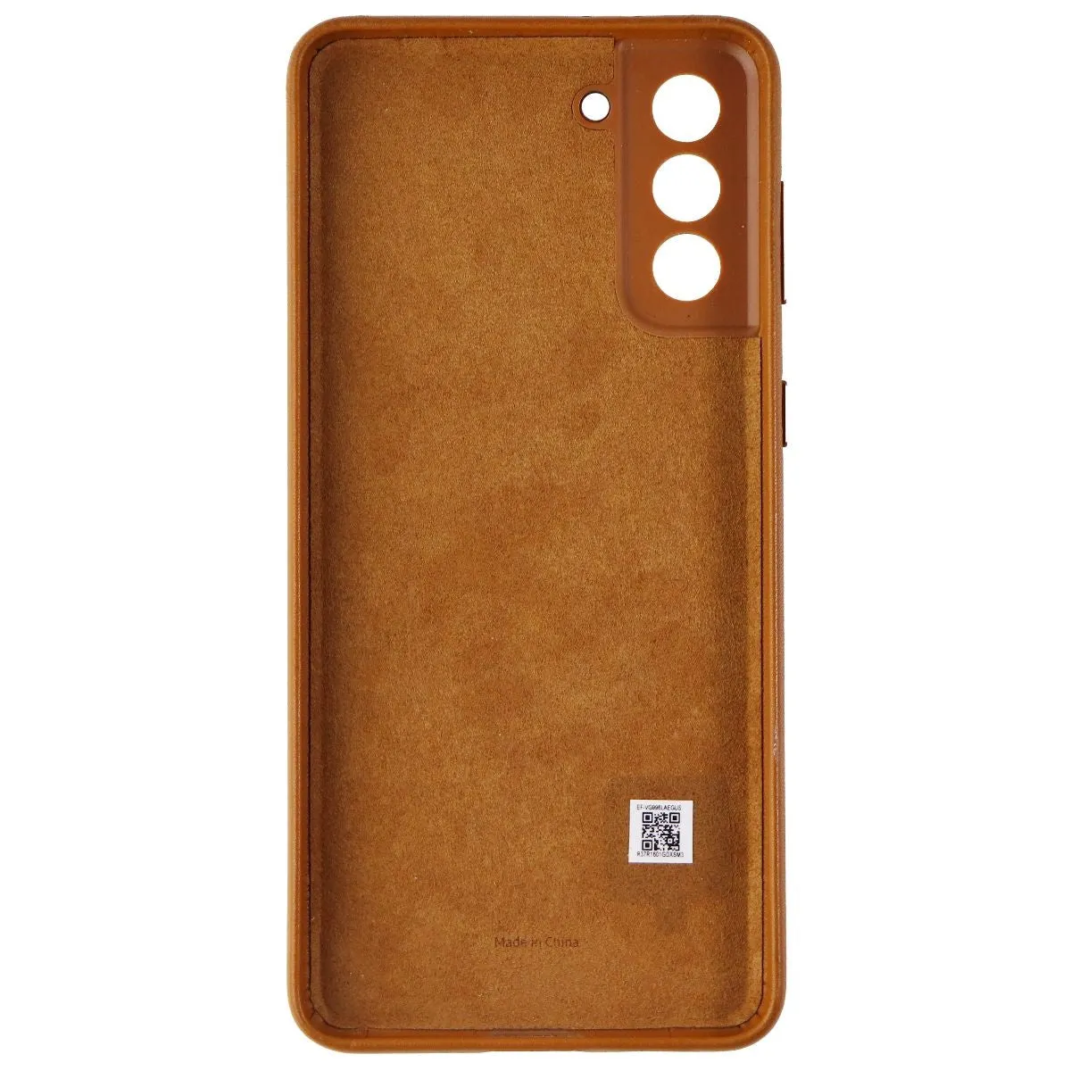 Samsung Leather Back Cover for Galaxy (S21 ) & (S21 ) 5G - Brown