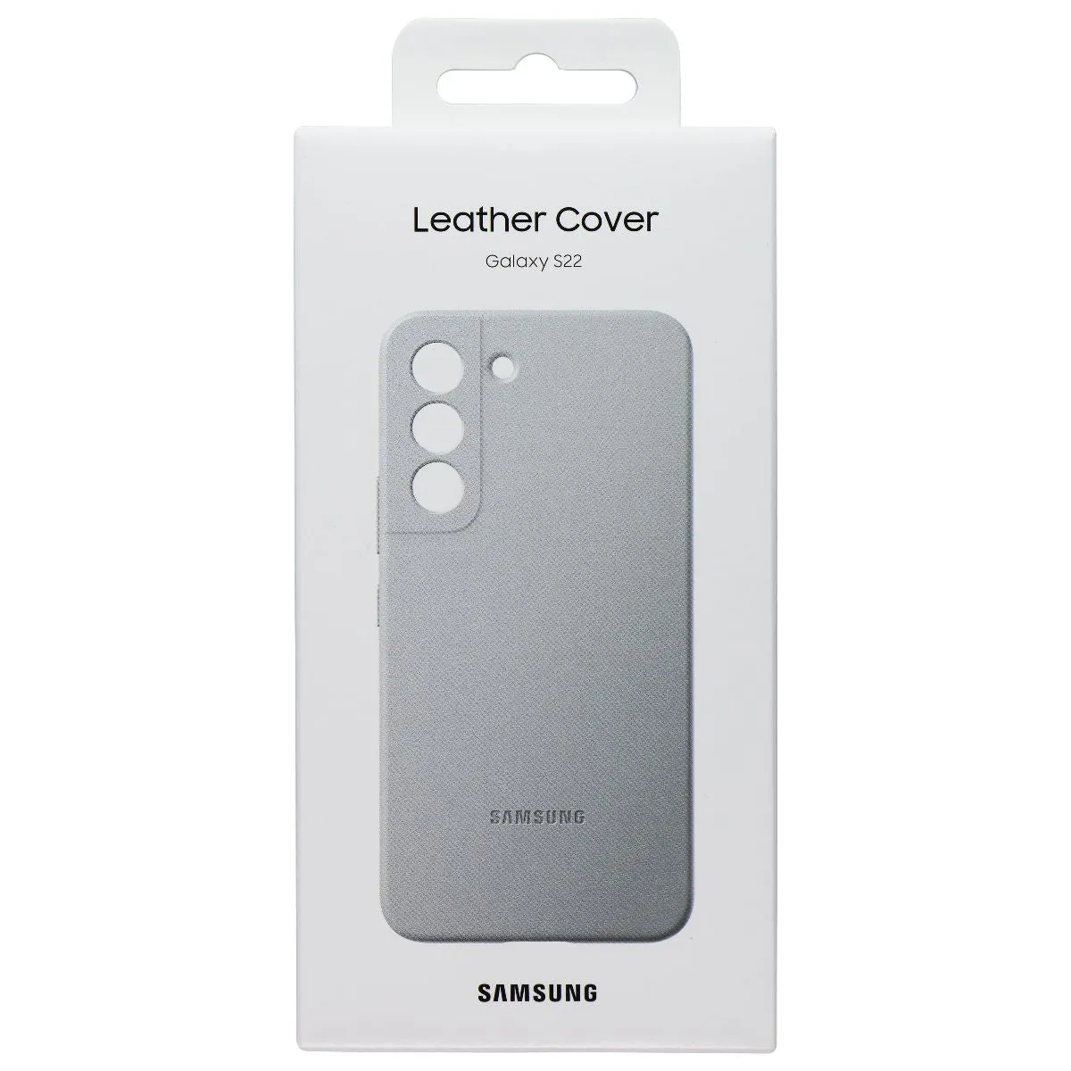 Samsung Official Leather Cover for Samsung Galaxy S22 - Light Gray