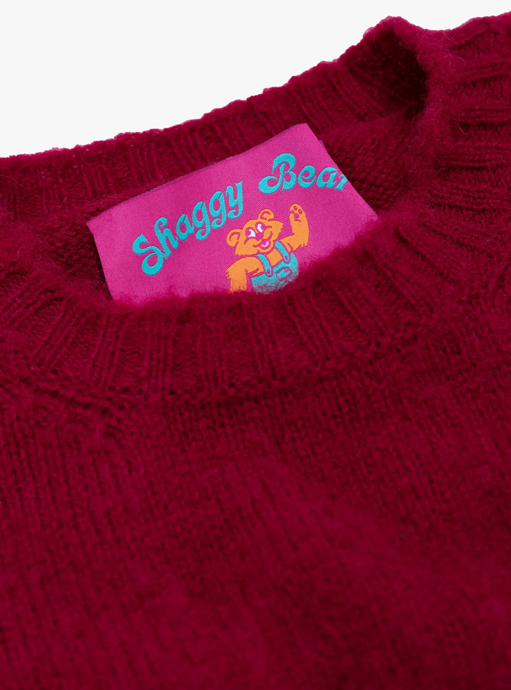 Shaggy Bear Jumper Rosy