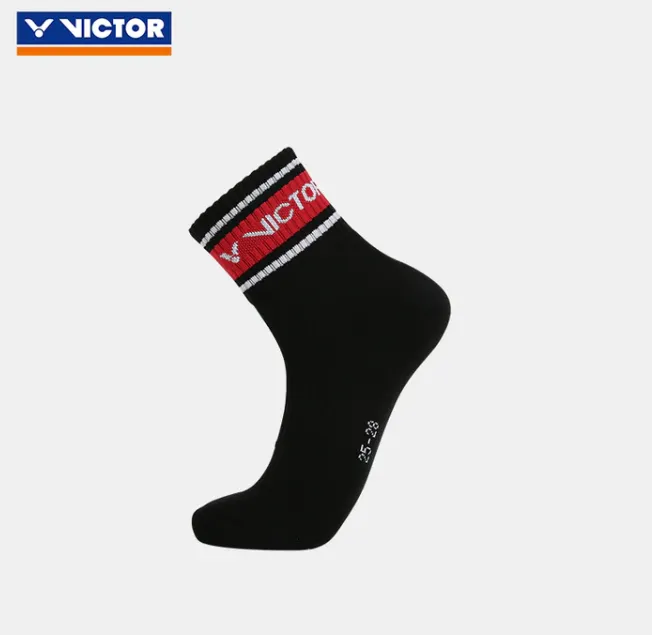 Victor Unisex Sport Crew Socks SK-156C [Black]