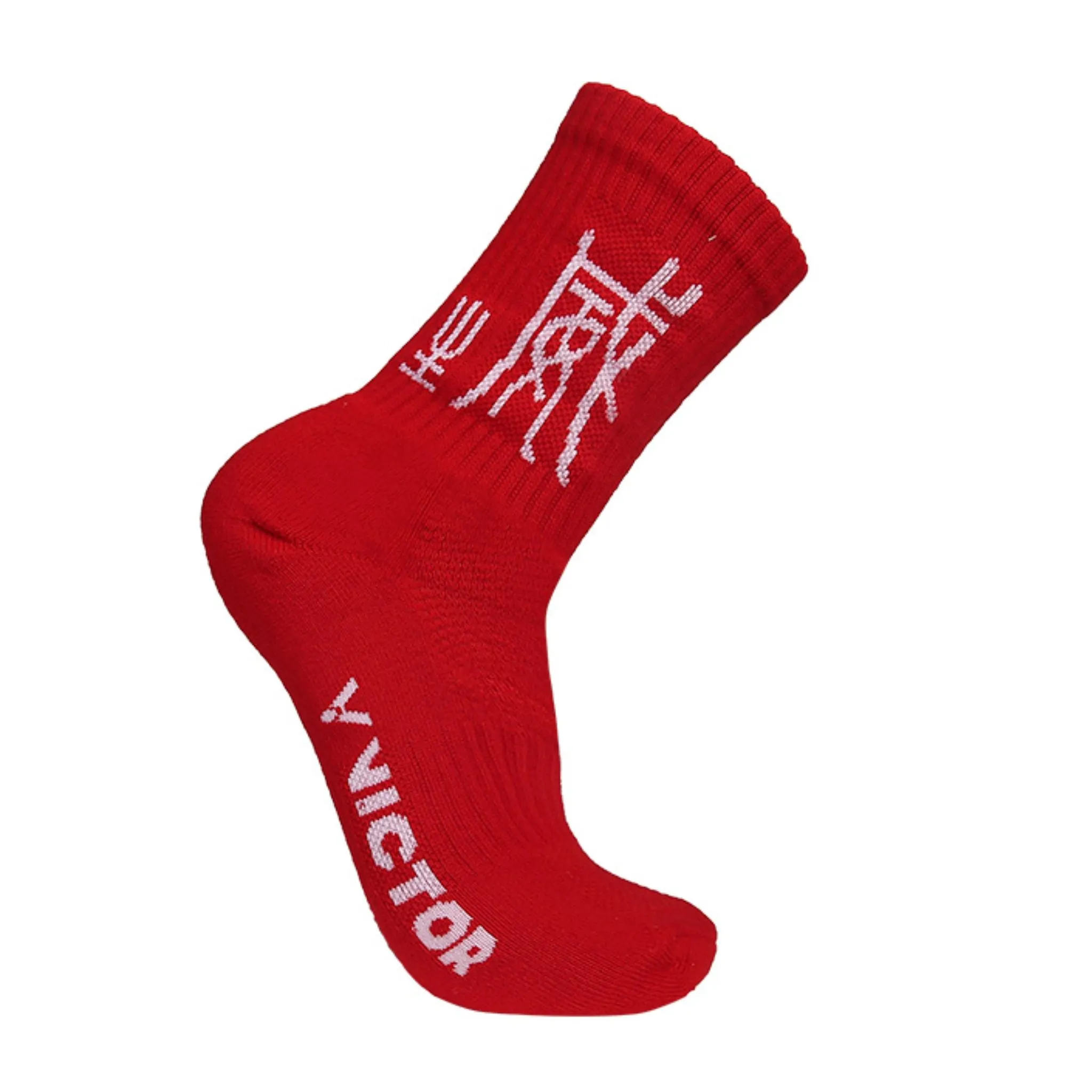 Victor Unisex Sport Crew Socks SK-CNYT101D [Red]