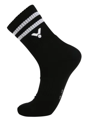 Victor Unisex Sport Quarter Socks SK-155C [Black]