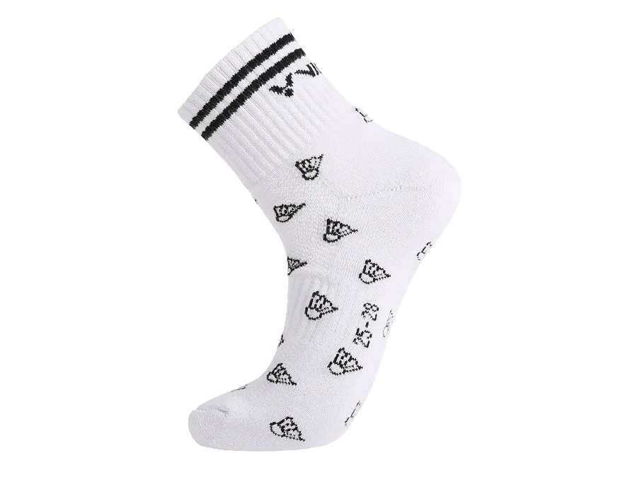 Victor Unisex Sport Quarter Socks SK-158C [Black]