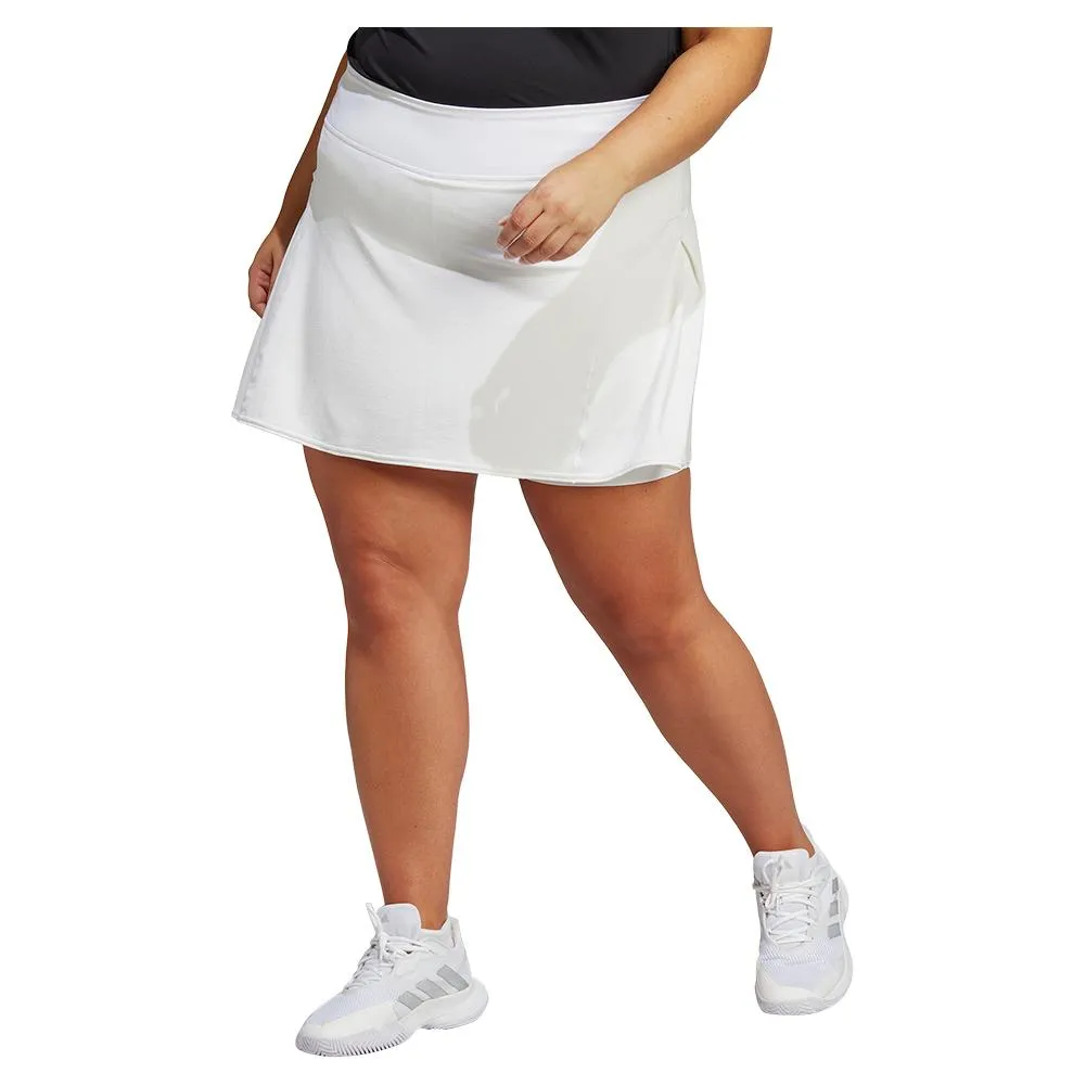 Women's Match 13 Inch Tennis Skort Plus Size White