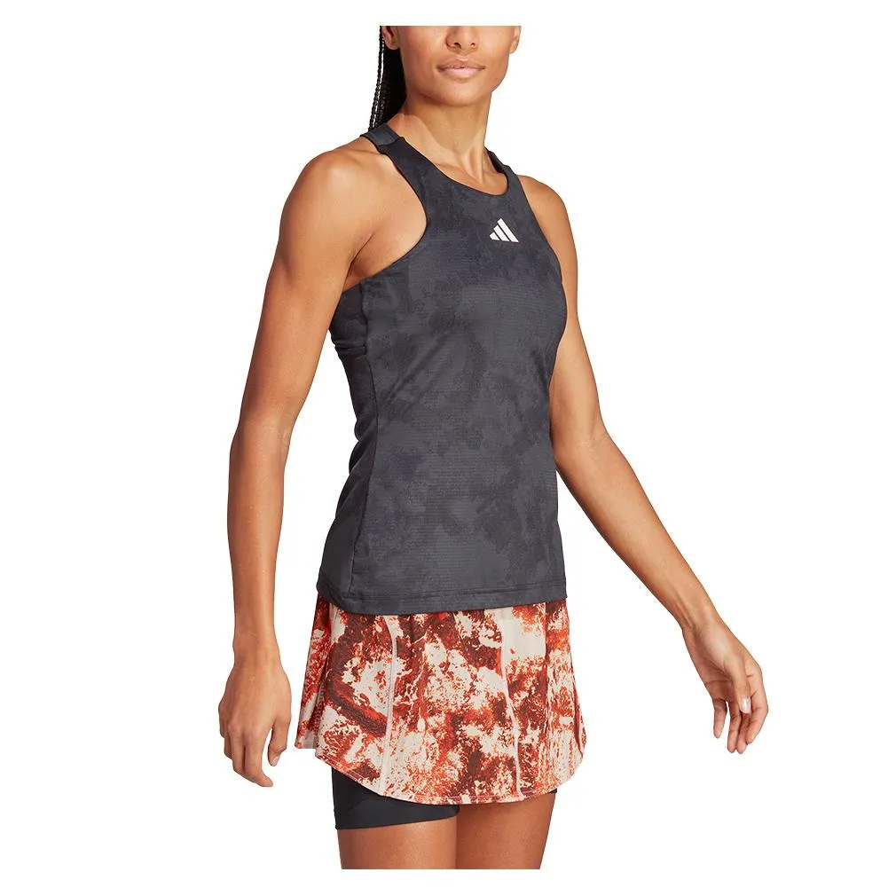 Women's Paris HEAT.RDY Y-Back Tennis Tank Carbon