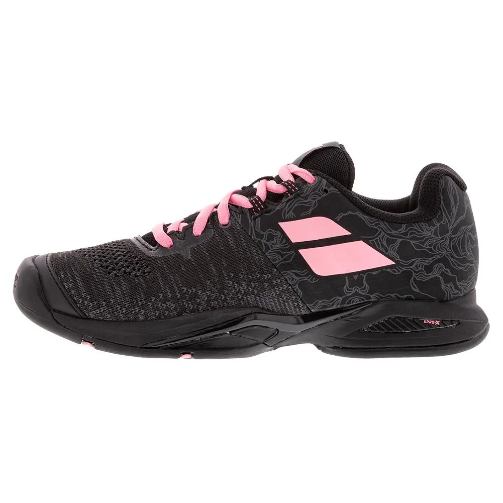 Women's Propulse Blast All Court Tennis Shoes Black and Geranium Pink