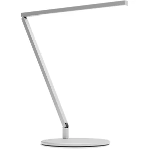 Z-Bar Solo Gen 4 Silver Contemporary Neutral White LED Desk Lamp